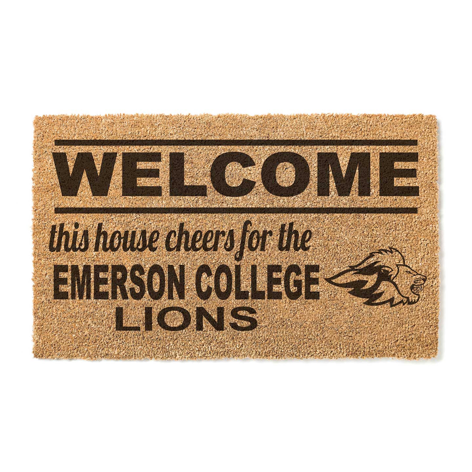 Emerson College Lions 18" x 30" Welcome Doormat