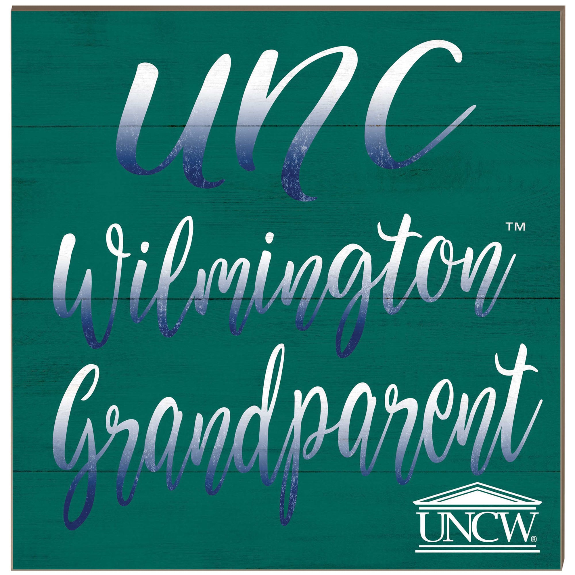 UNC Wilmington Seahawks 10'' x 10'' Grandparent Plaque