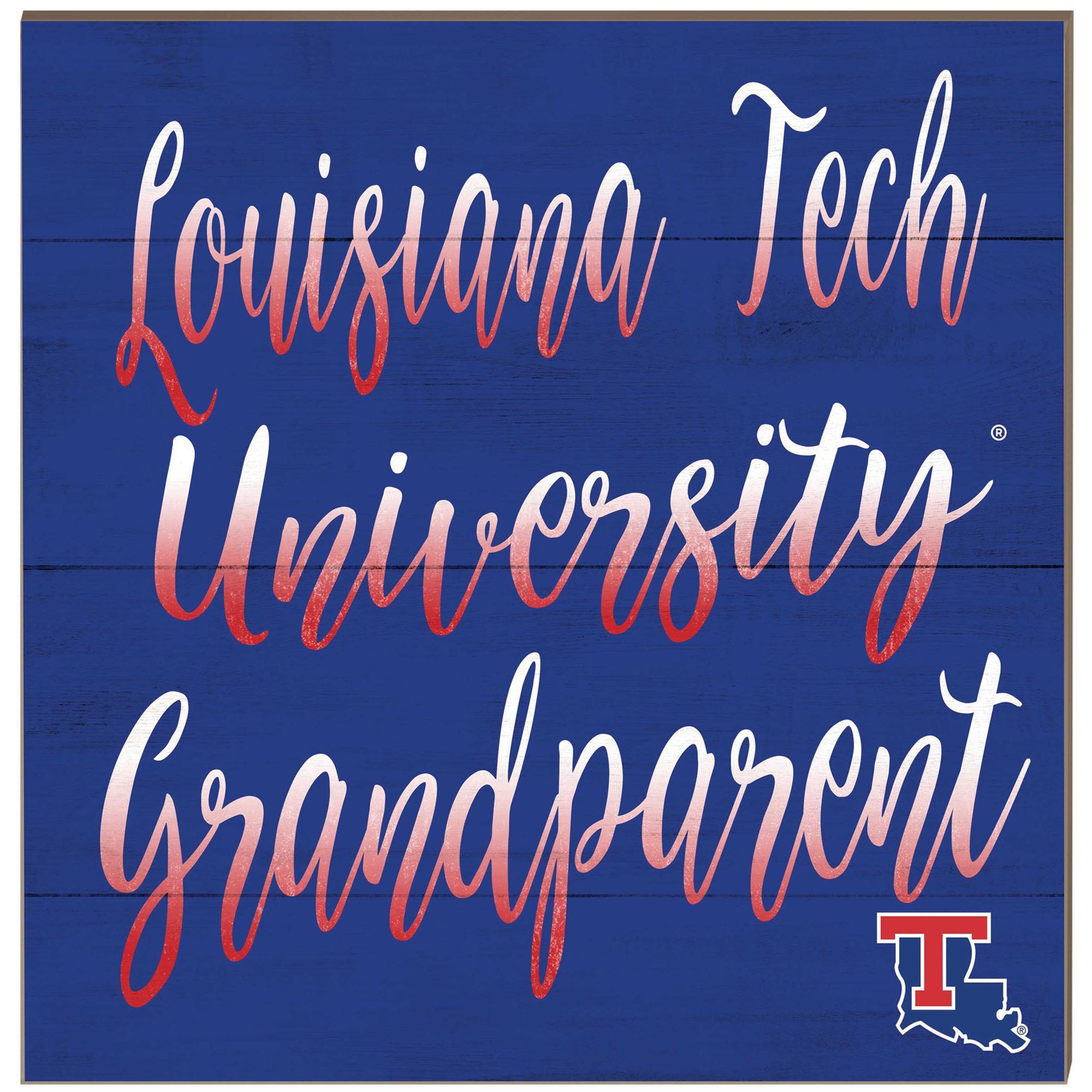 Louisiana Tech Bulldogs 10'' x 10'' Grandparent Plaque