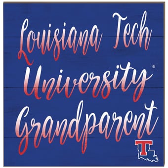 Louisiana Tech Bulldogs 10'' x 10'' Grandparent Plaque
