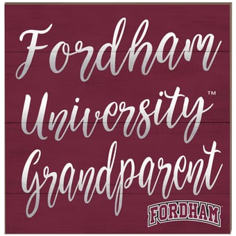 Fordham Rams 10'' x 10'' Grandparent Plaque