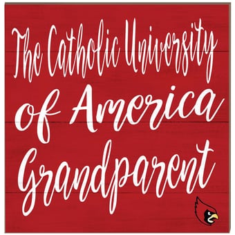 Catholic University Cardinals 10'' x 10'' Grandparent Plaque