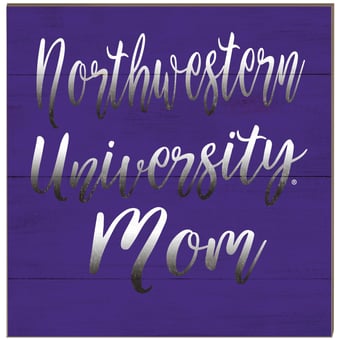 Northwestern Wildcats 10'' x 10'' Mom Plaque