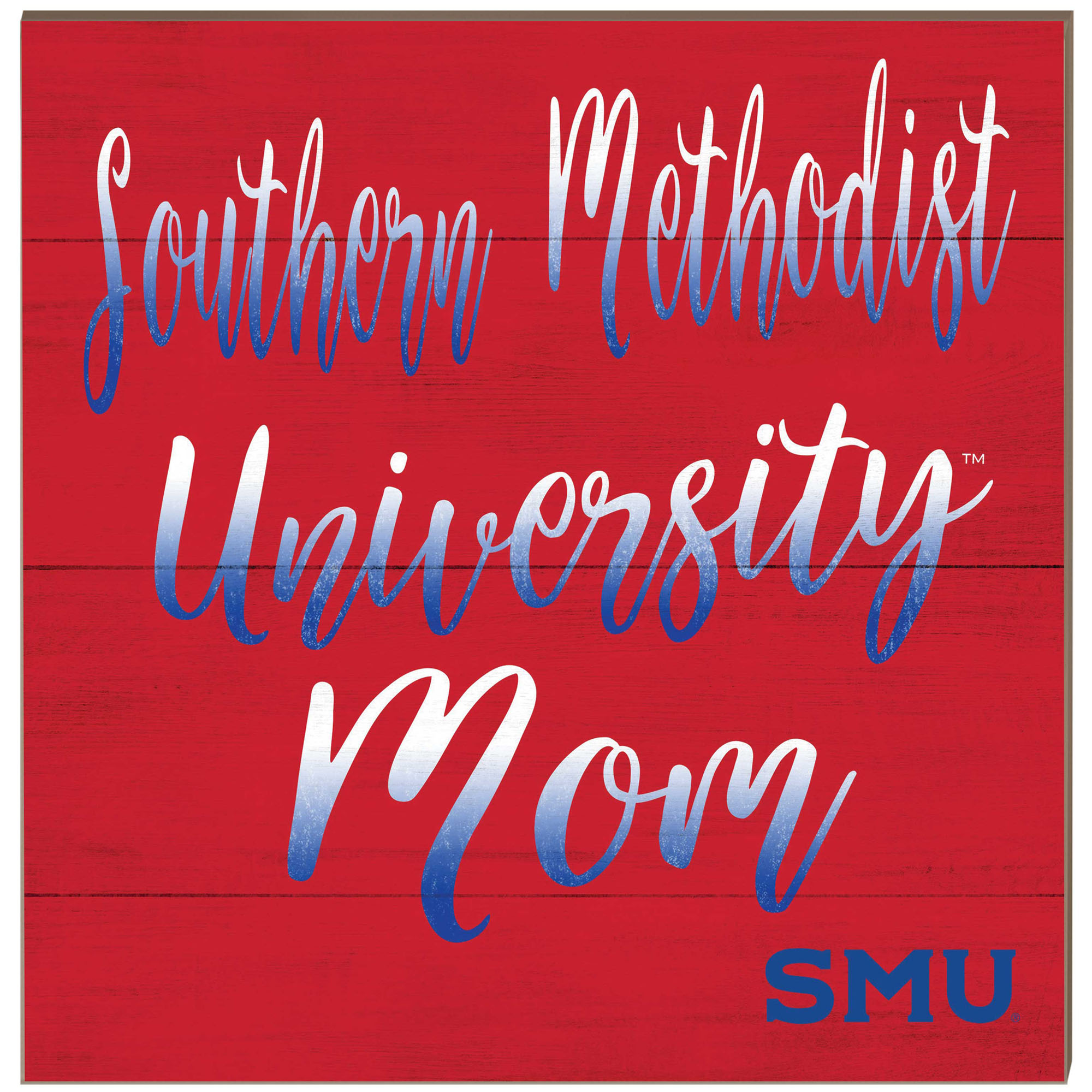 SMU Mustangs 10'' x 10'' Mom Plaque