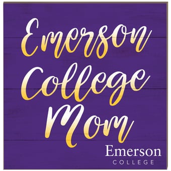 Emerson College Lions 10'' x 10'' Mom Plaque