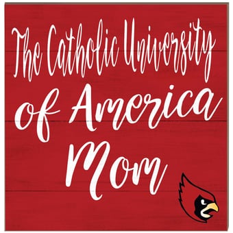 Catholic University Cardinals 10'' x 10'' Mom Plaque