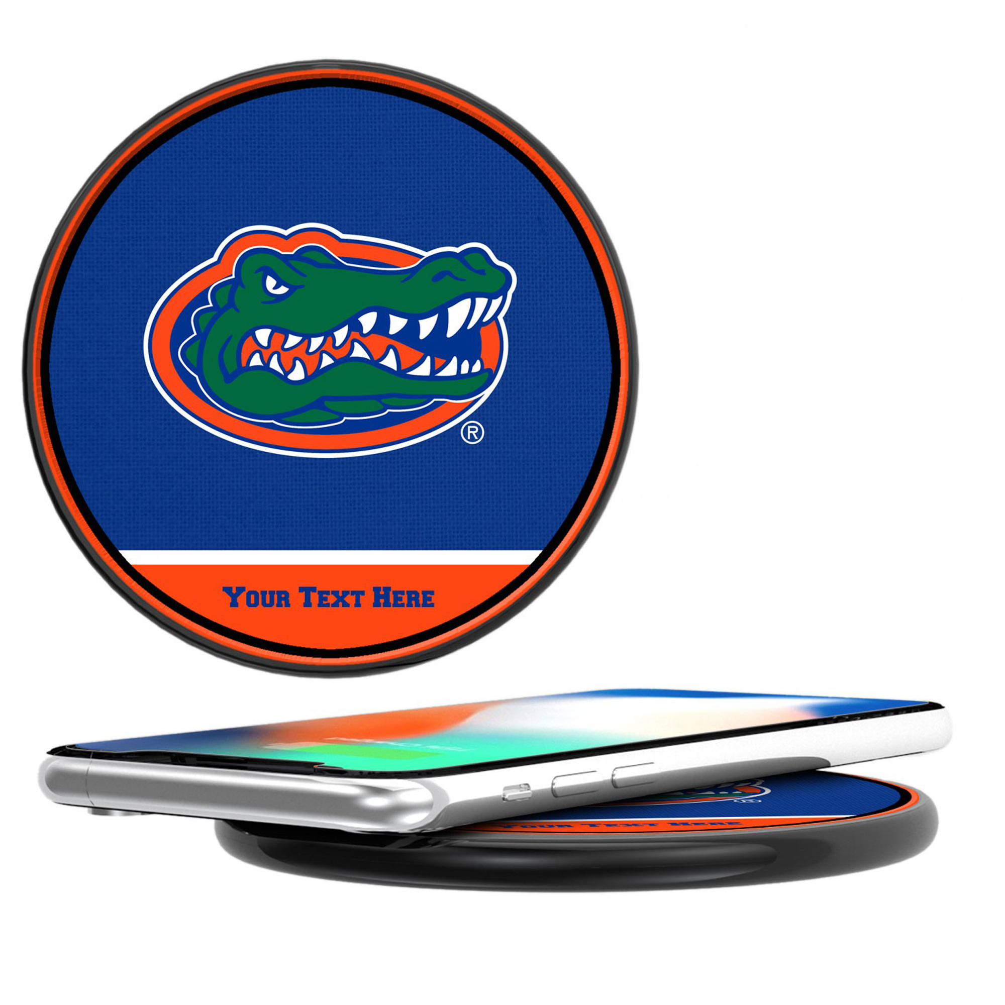 Keyscaper Florida Gators 15 Watt Wireless Induction Charger