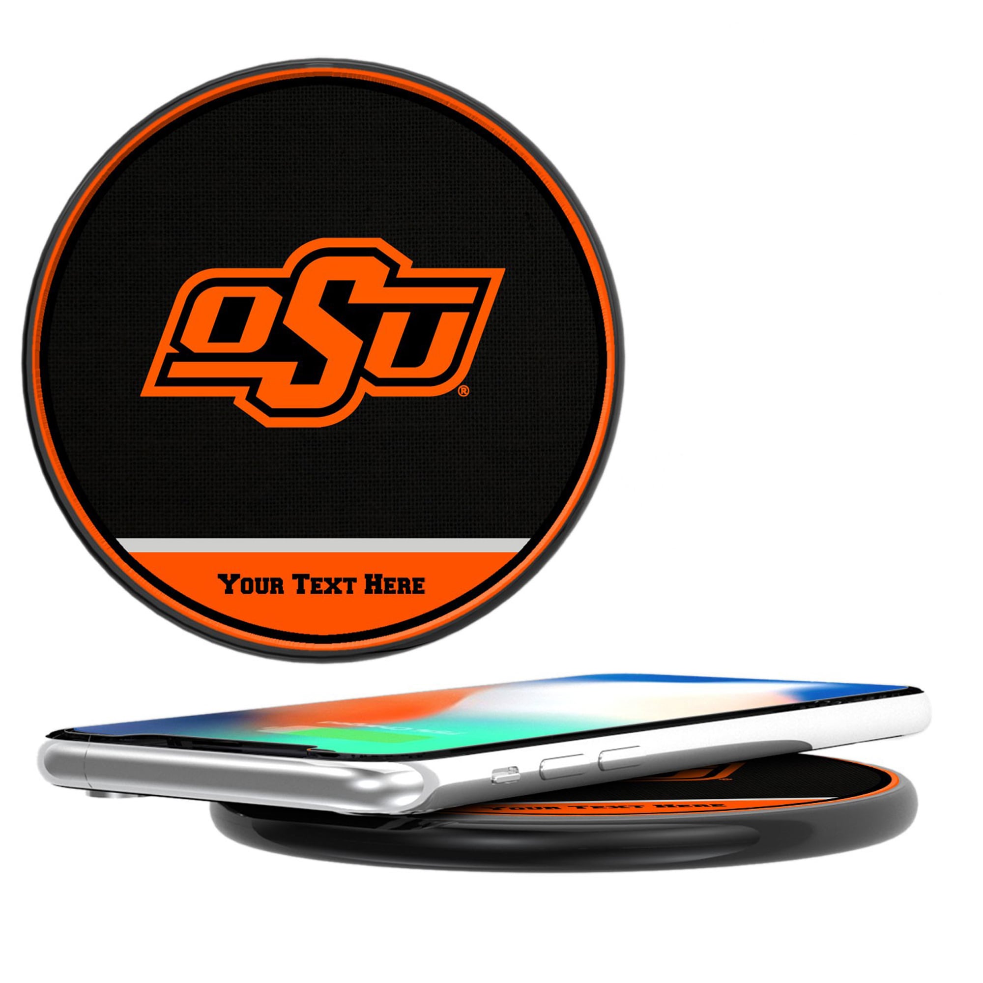 Keyscaper  Oklahoma State Cowboys 15 Watt Wireless Induction Charger