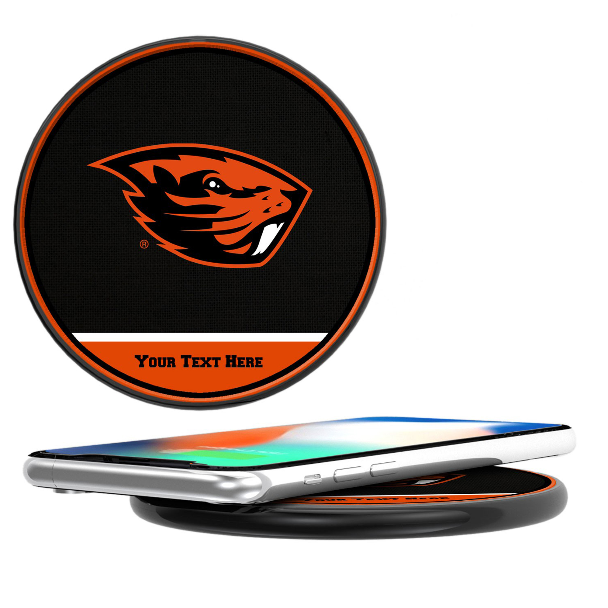 Keyscaper Oregon State Beavers 15 Watt Wireless Induction Charger