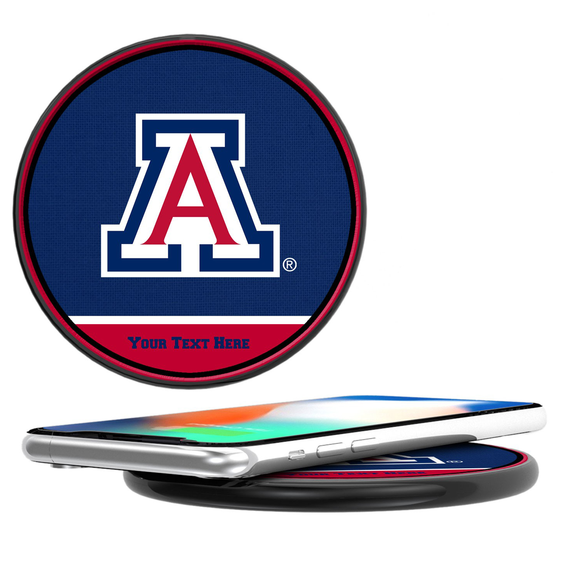 Keyscaper Arizona Wildcats 15 Watt Wireless Induction Charger
