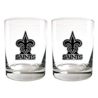 New Orleans Saints 15oz. Legacy Rocks Glass Set
