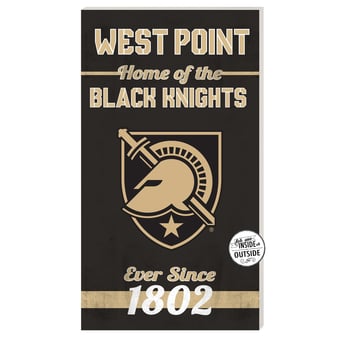 Army Black Knights 11'' x 20'' Home Of The Sign