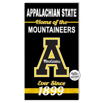 Appalachian State Mountaineers 11'' x 20'' Home Of The Sign