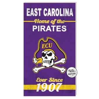 ECU Pirates 11'' x 20'' Home Of The Sign