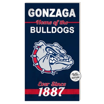 Gonzaga Bulldogs 11'' x 20'' Home Of The Sign