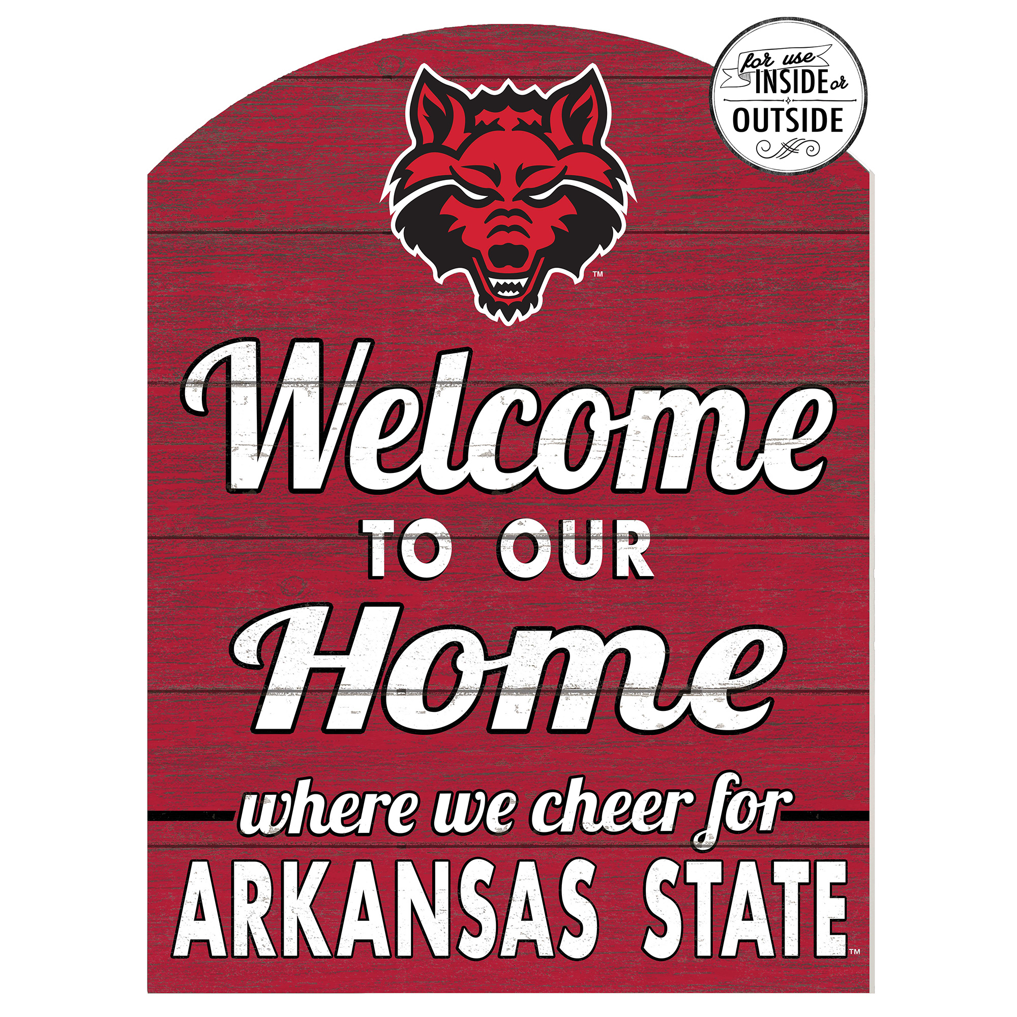 Arkansas State Red Wolves 16'' x 22'' Marquee Sign