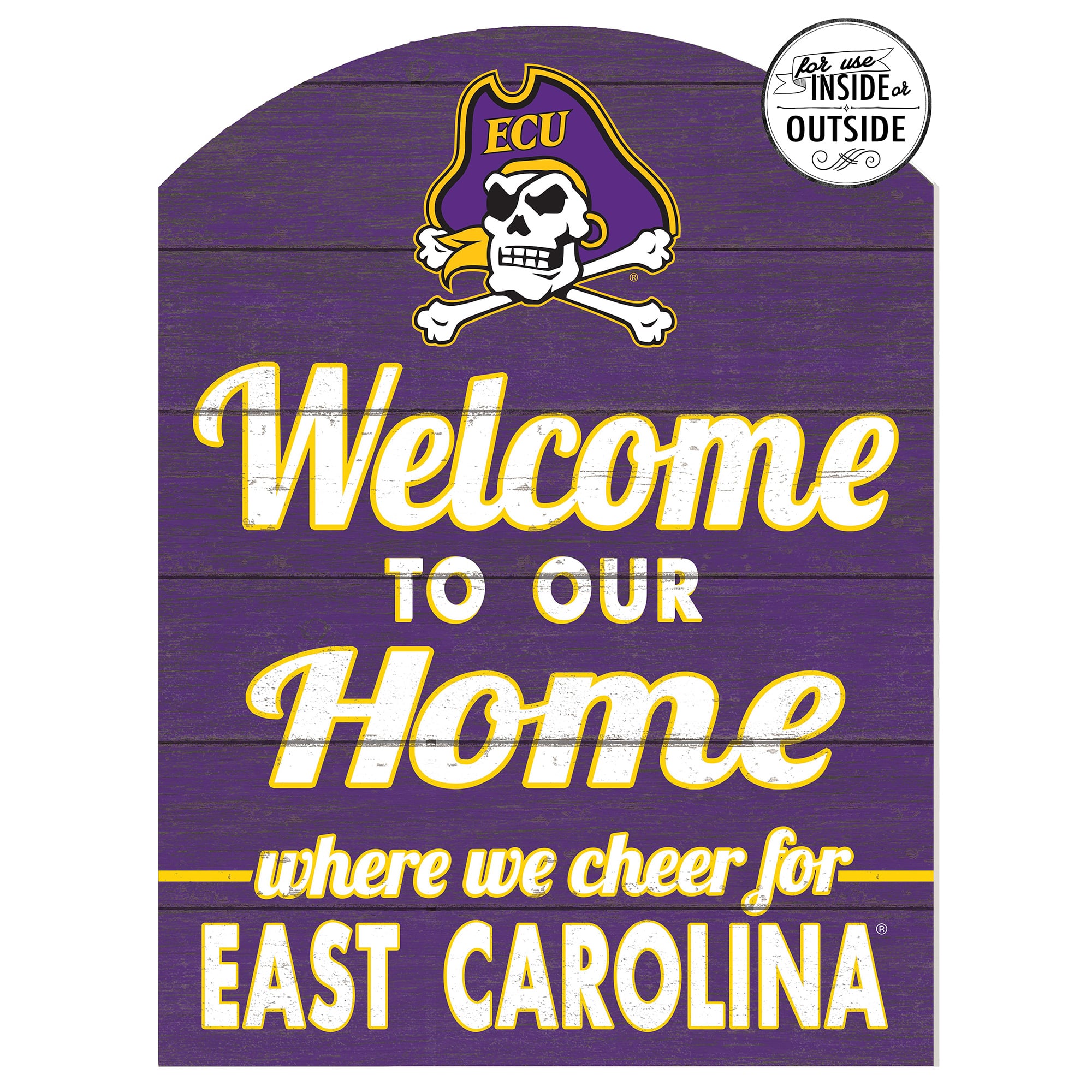 ECU Pirates 16'' x 22'' Marquee Sign