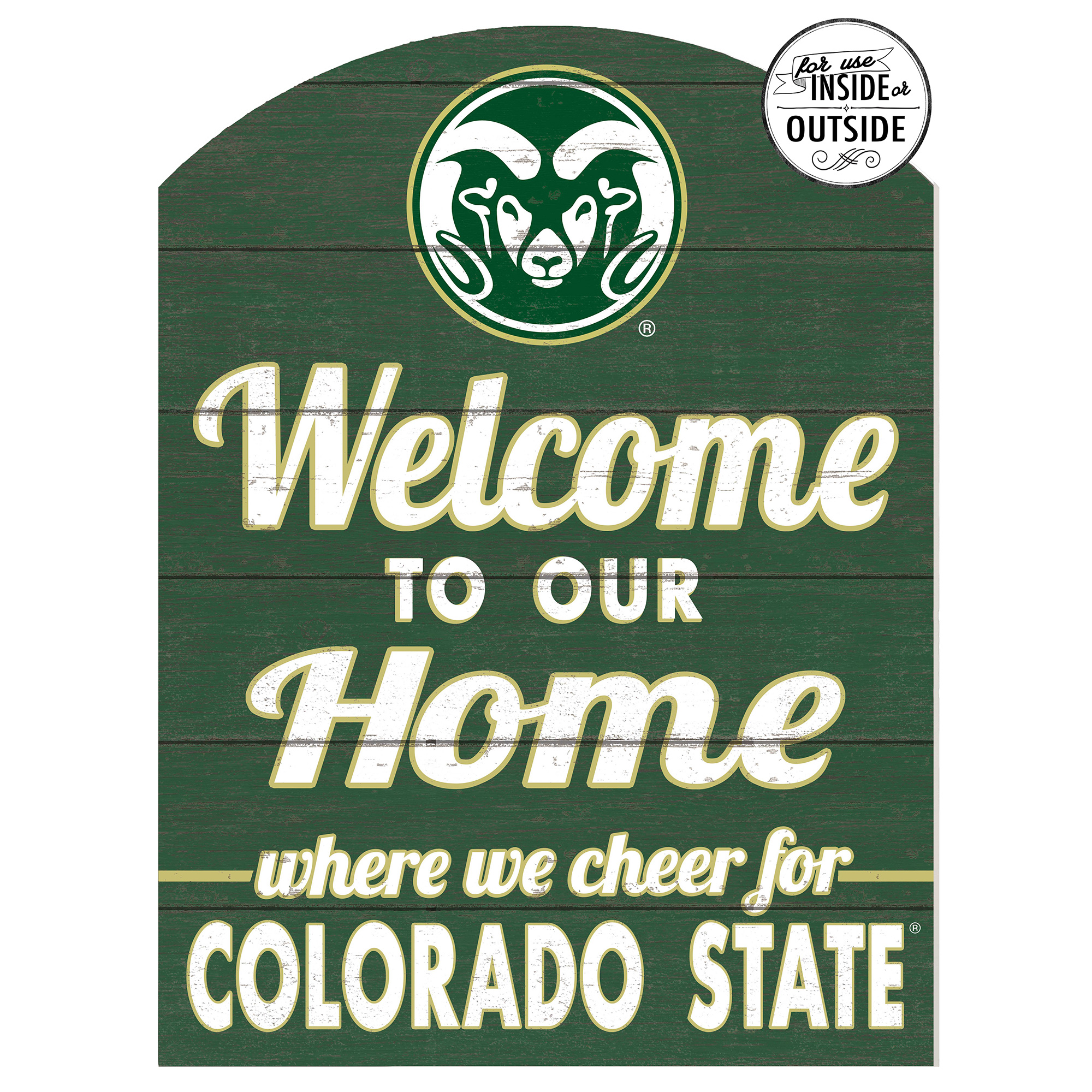 Colorado State Rams 16'' x 22'' Marquee Sign