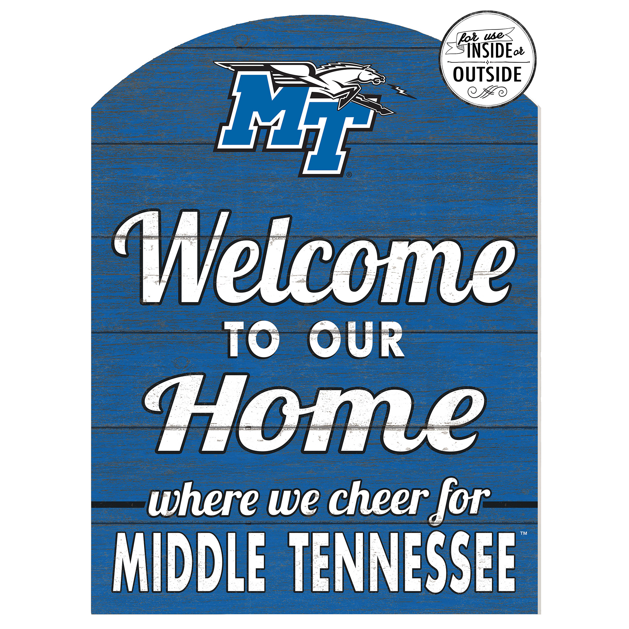 MTSU Blue Raiders 16'' x 22'' Marquee Sign