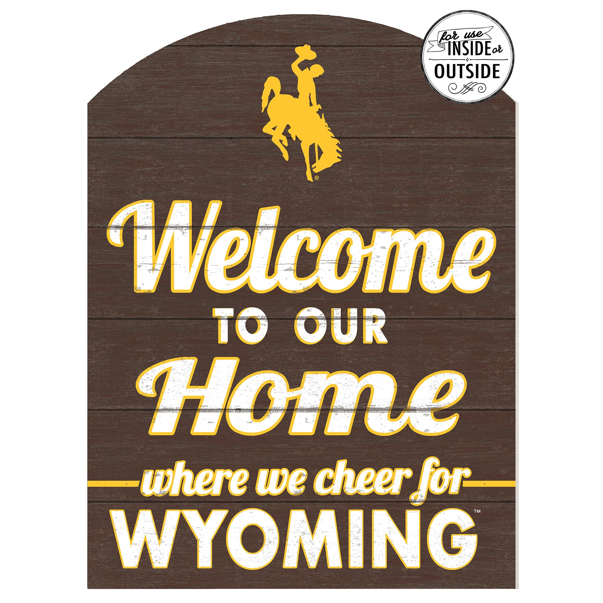Wyoming Cowboys 16'' x 22'' Marquee Sign