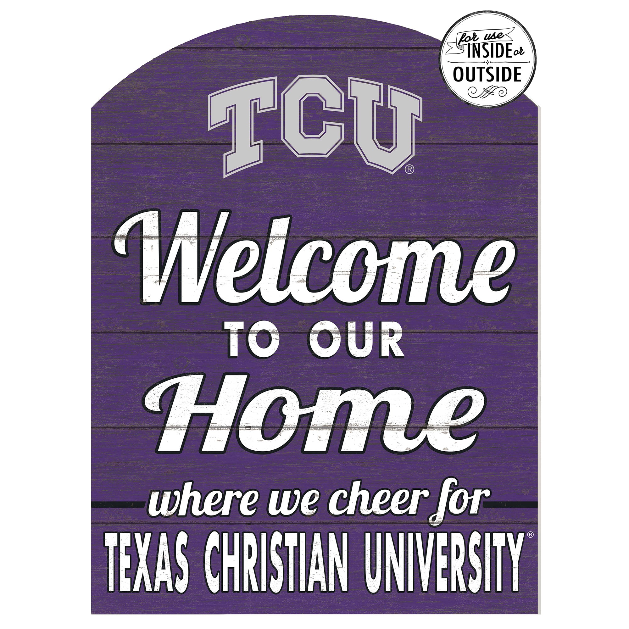 TCU Horned Frogs 16'' x 22'' Marquee Sign