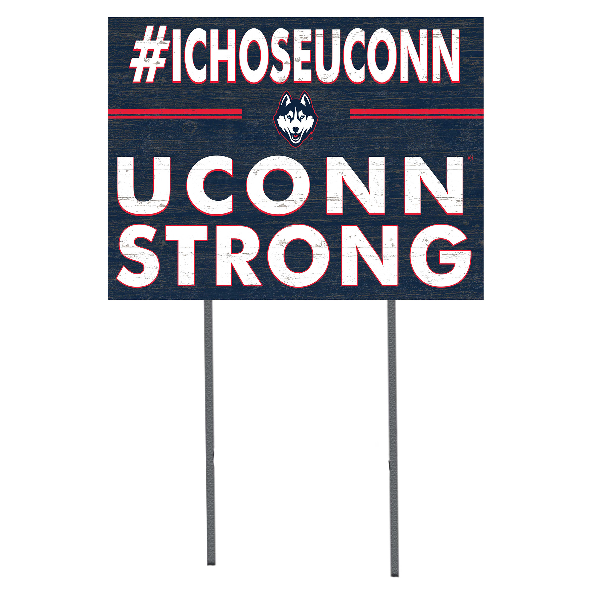 UConn Huskies 18'' x 24'' I Chose Lawn Sign