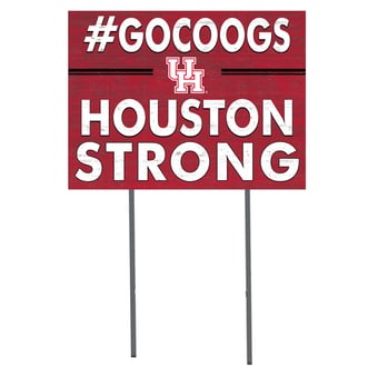Houston Cougars 18'' x 24'' I Chose Lawn Sign