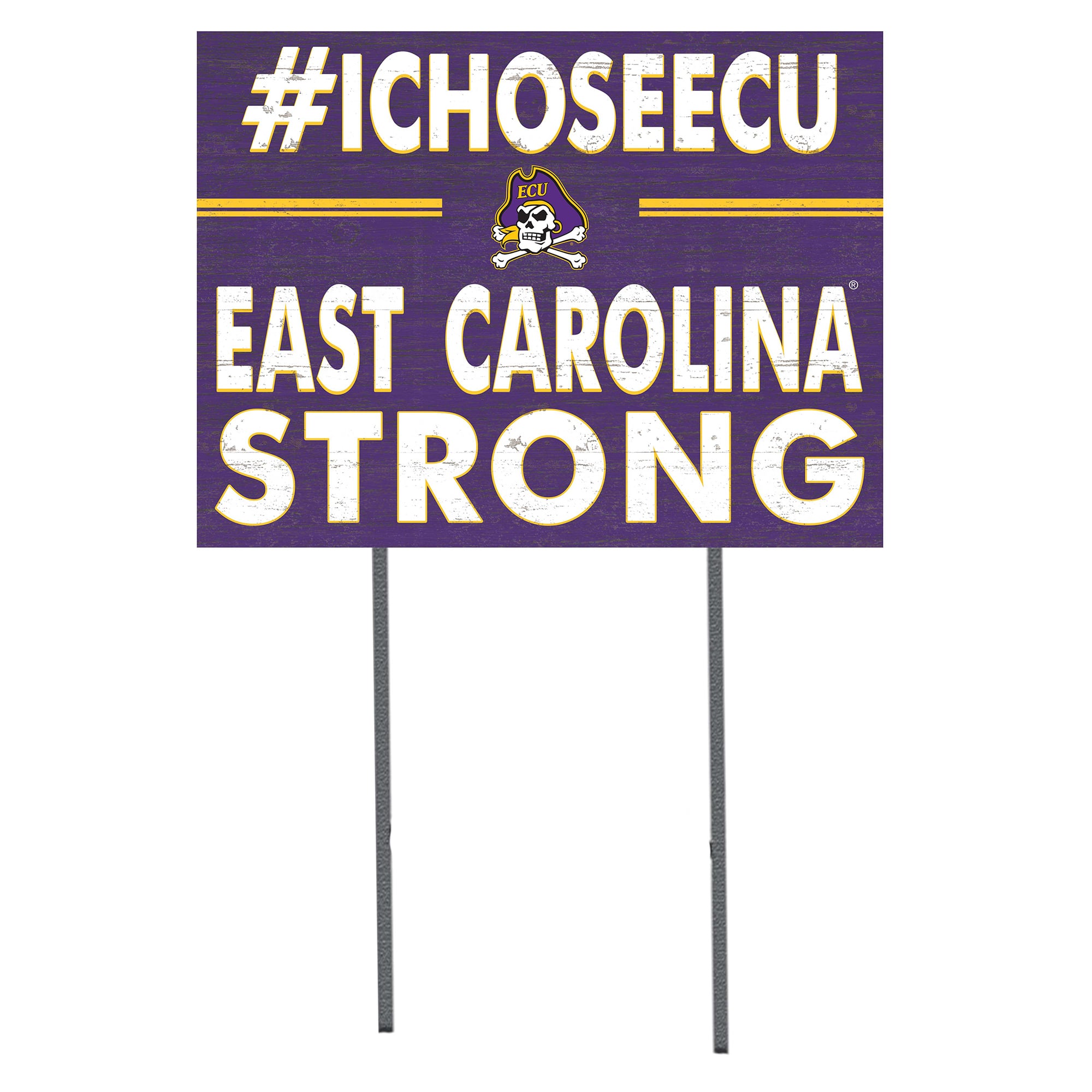 ECU Pirates 18'' x 24'' I Chose Lawn Sign
