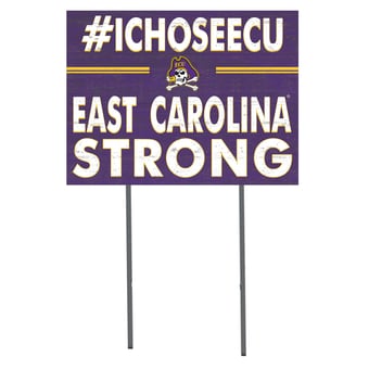ECU Pirates 18'' x 24'' I Chose Lawn Sign
