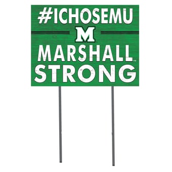 Marshall Thundering Herd 18'' x 24'' I Chose Lawn Sign