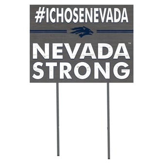 Nevada Wolf Pack 18'' x 24'' I Chose Lawn Sign