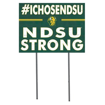 NDSU Bison 18'' x 24'' I Chose Lawn Sign