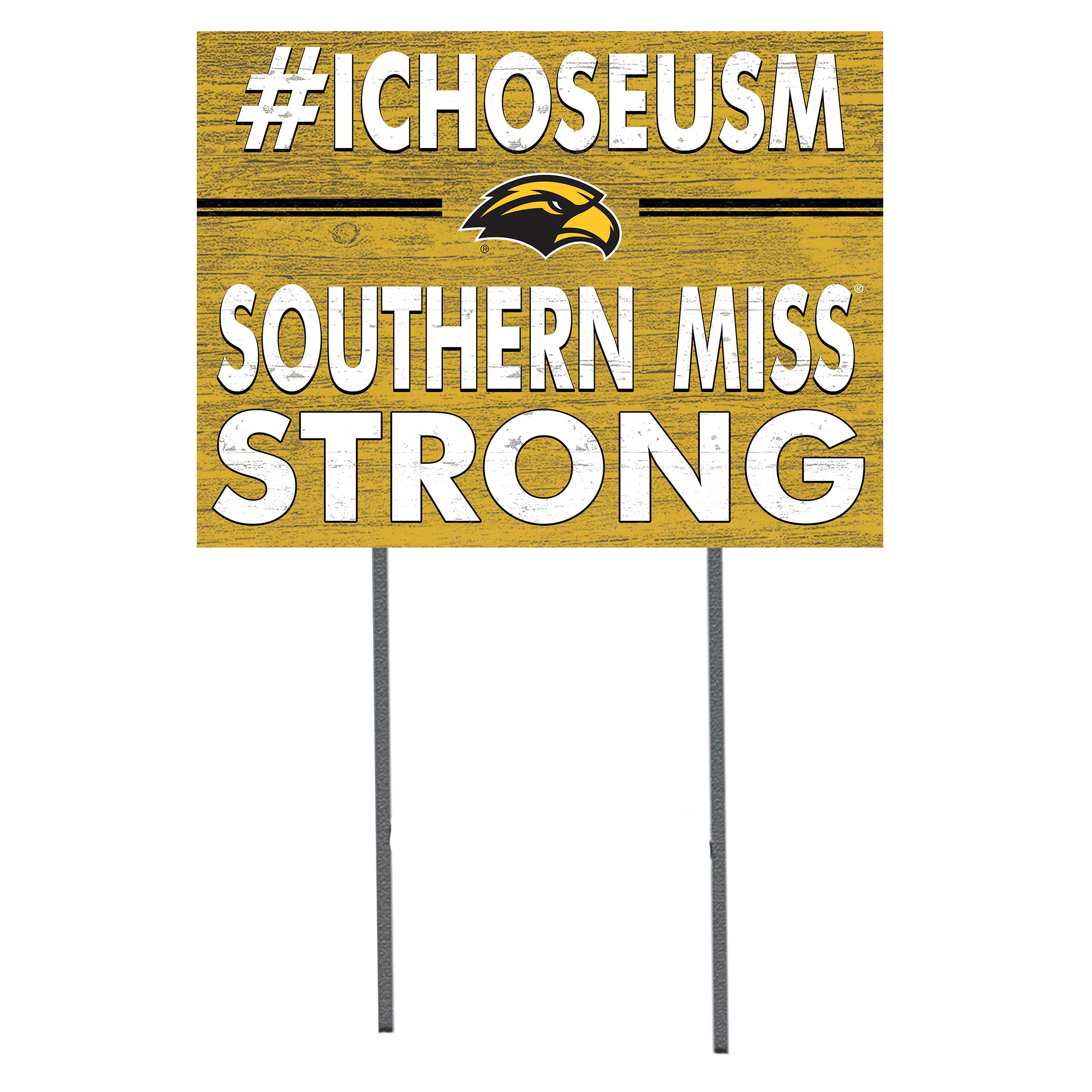 Southern Miss Golden Eagles 18'' x 24'' I Chose Lawn Sign