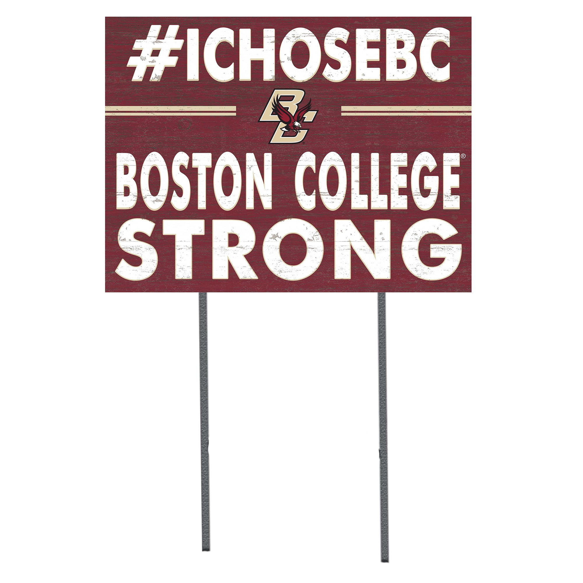 Boston College Eagles 18'' x 24'' I Chose Lawn Sign