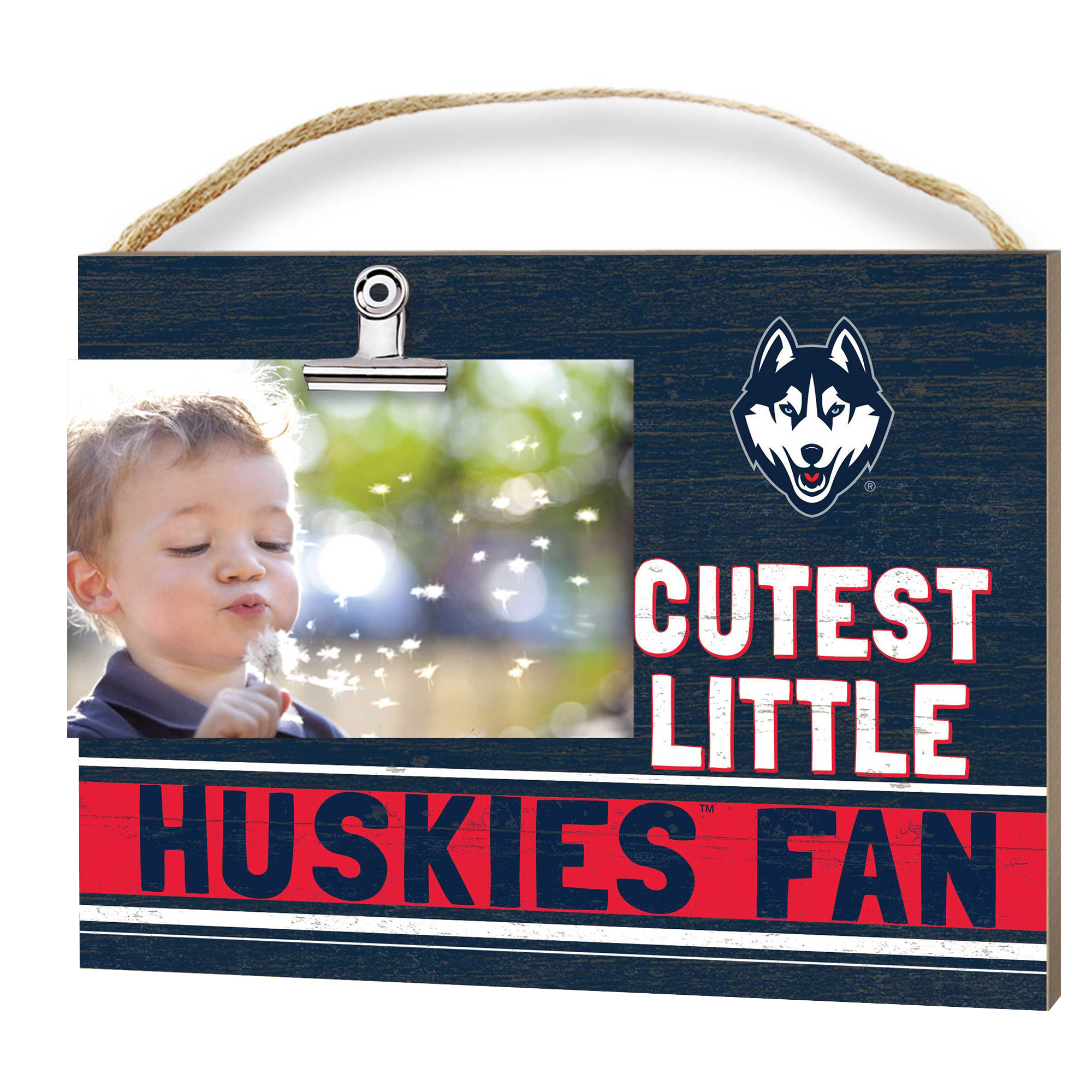 UConn Huskies 8'' x 10'' Cutest Little Team Logo Clip Photo Frame