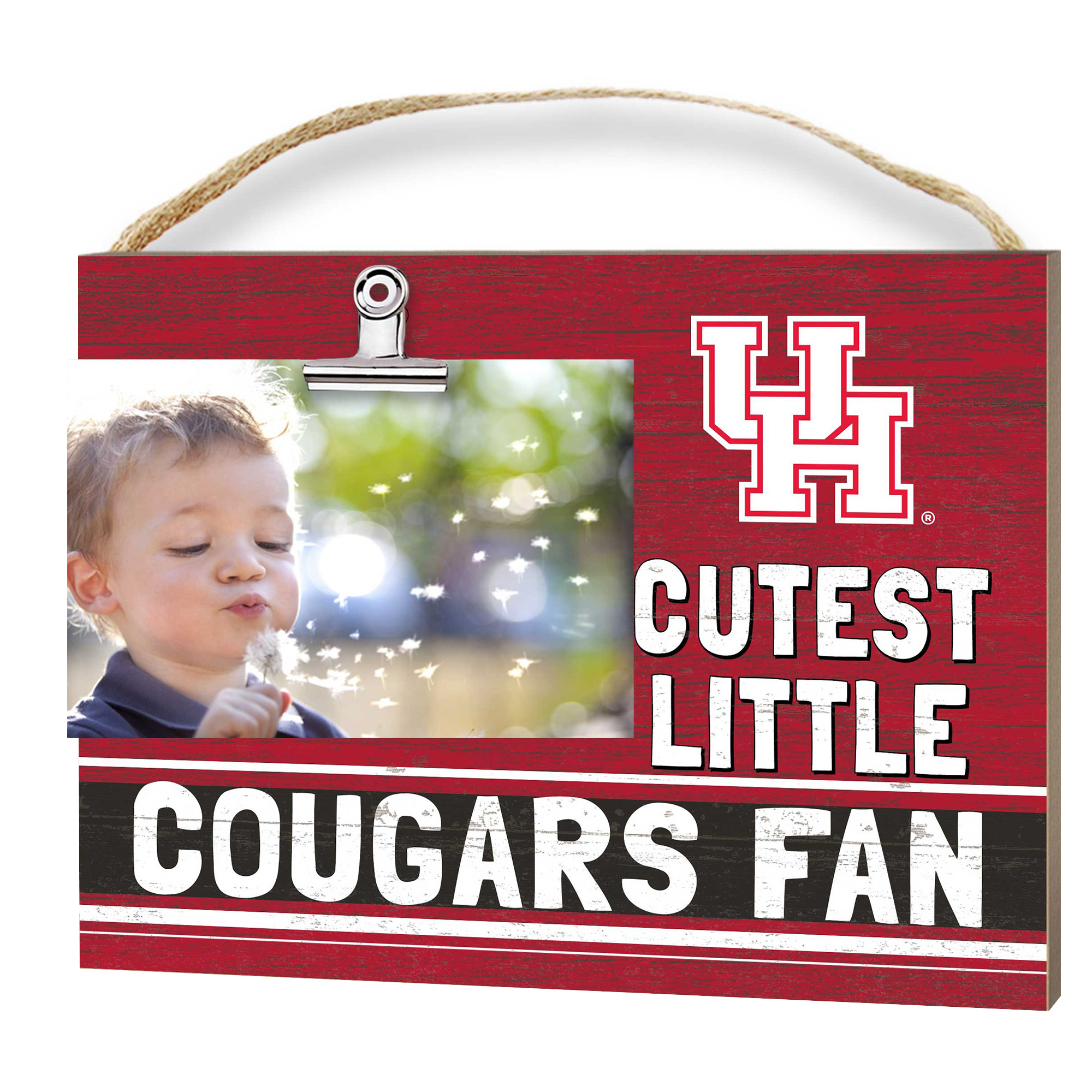 Houston Cougars 8'' x 10'' Cutest Little Team Logo Clip Photo Frame