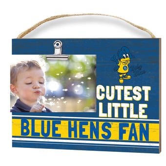 Delaware Fightin' Blue Hens 8'' x 10'' Cutest Little Team Logo Clip Photo Frame