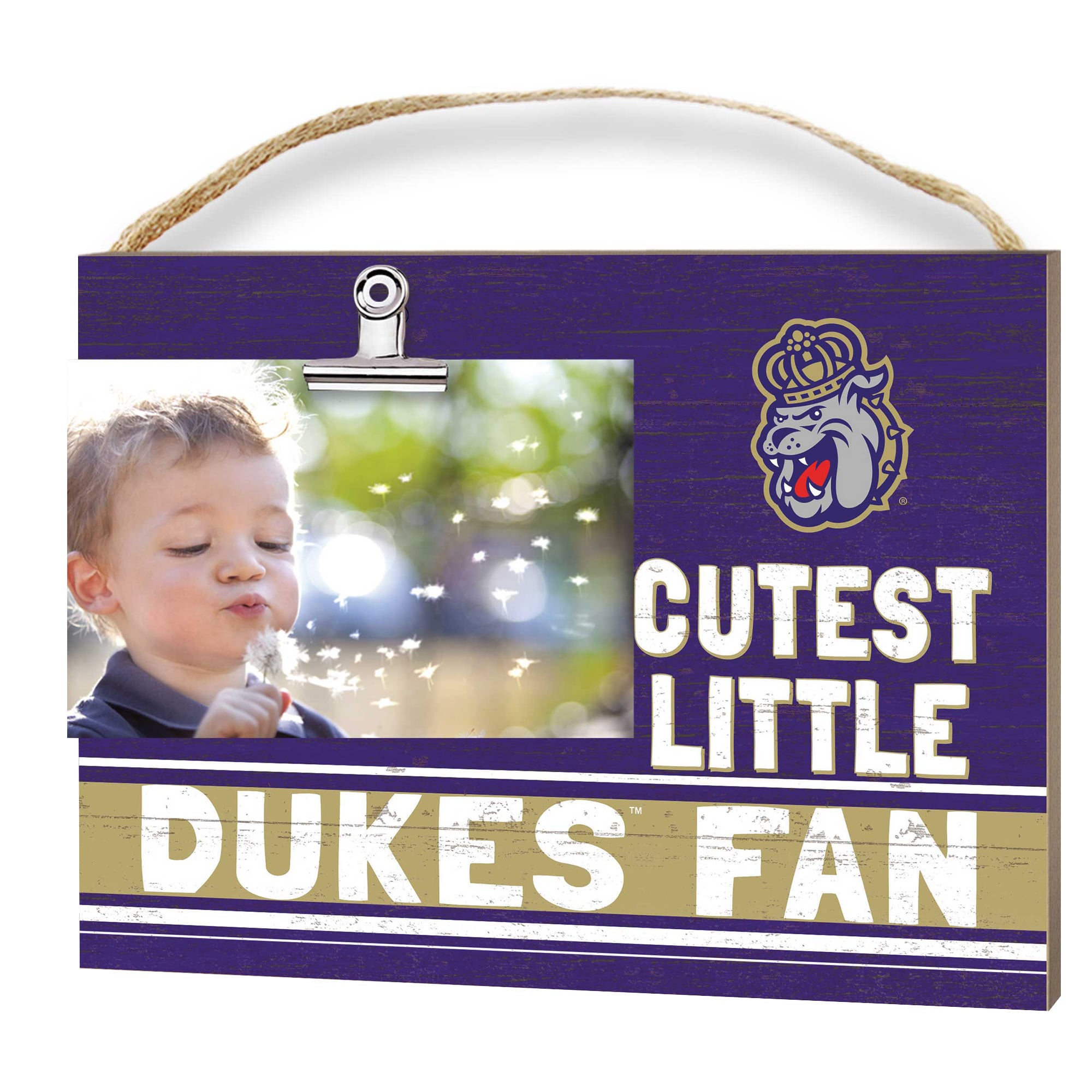 James Madison Dukes 8'' x 10'' Cutest Little Team Logo Clip Photo Frame