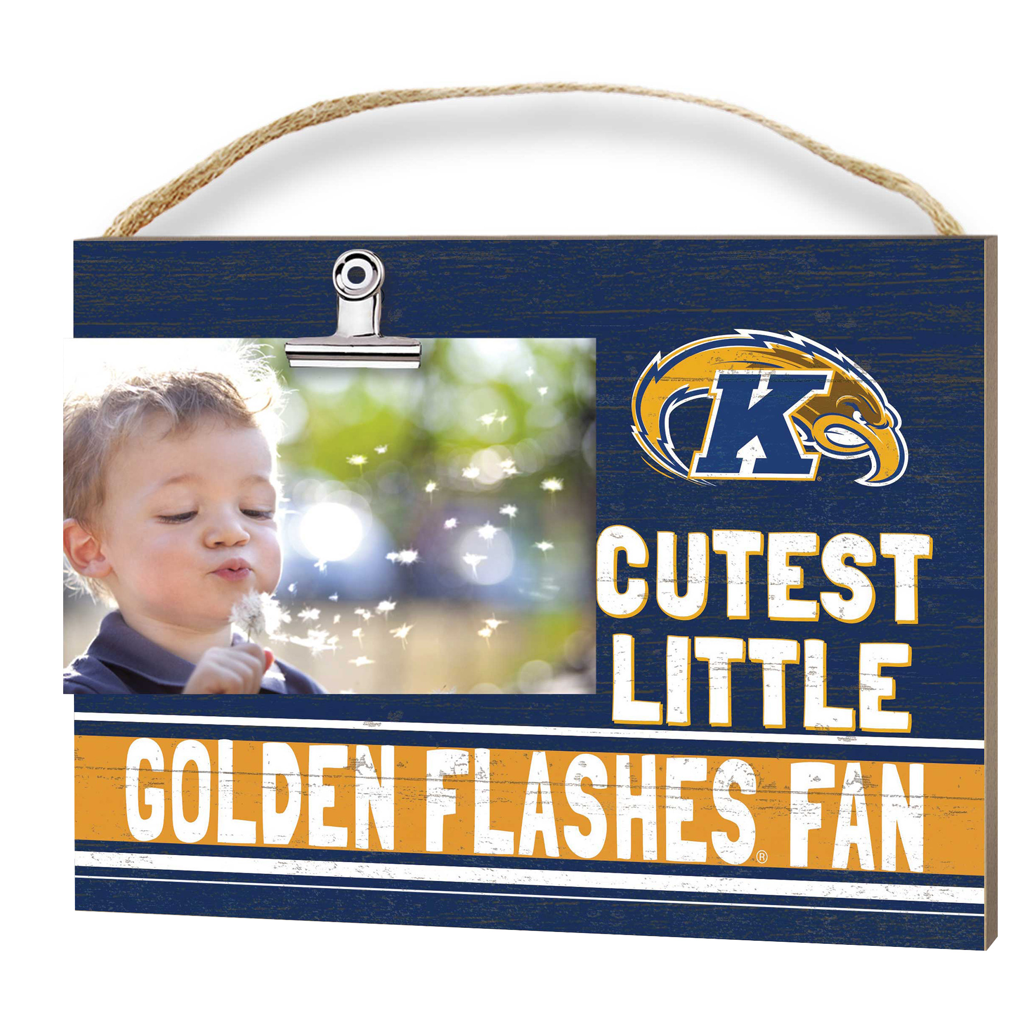 Kent State Golden Flashes 8'' x 10'' Cutest Little Team Logo Clip Photo Frame