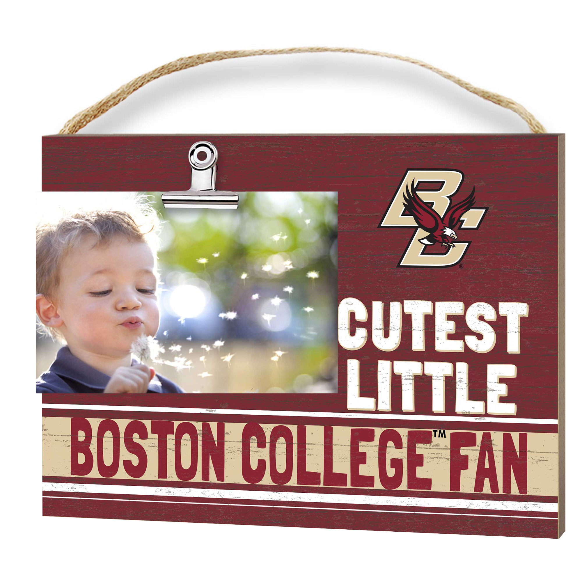 Boston College Eagles 8'' x 10'' Cutest Little Team Logo Clip Photo Frame