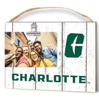 Charlotte 49ers 8'' x 10'' Weathered Clip It Frame