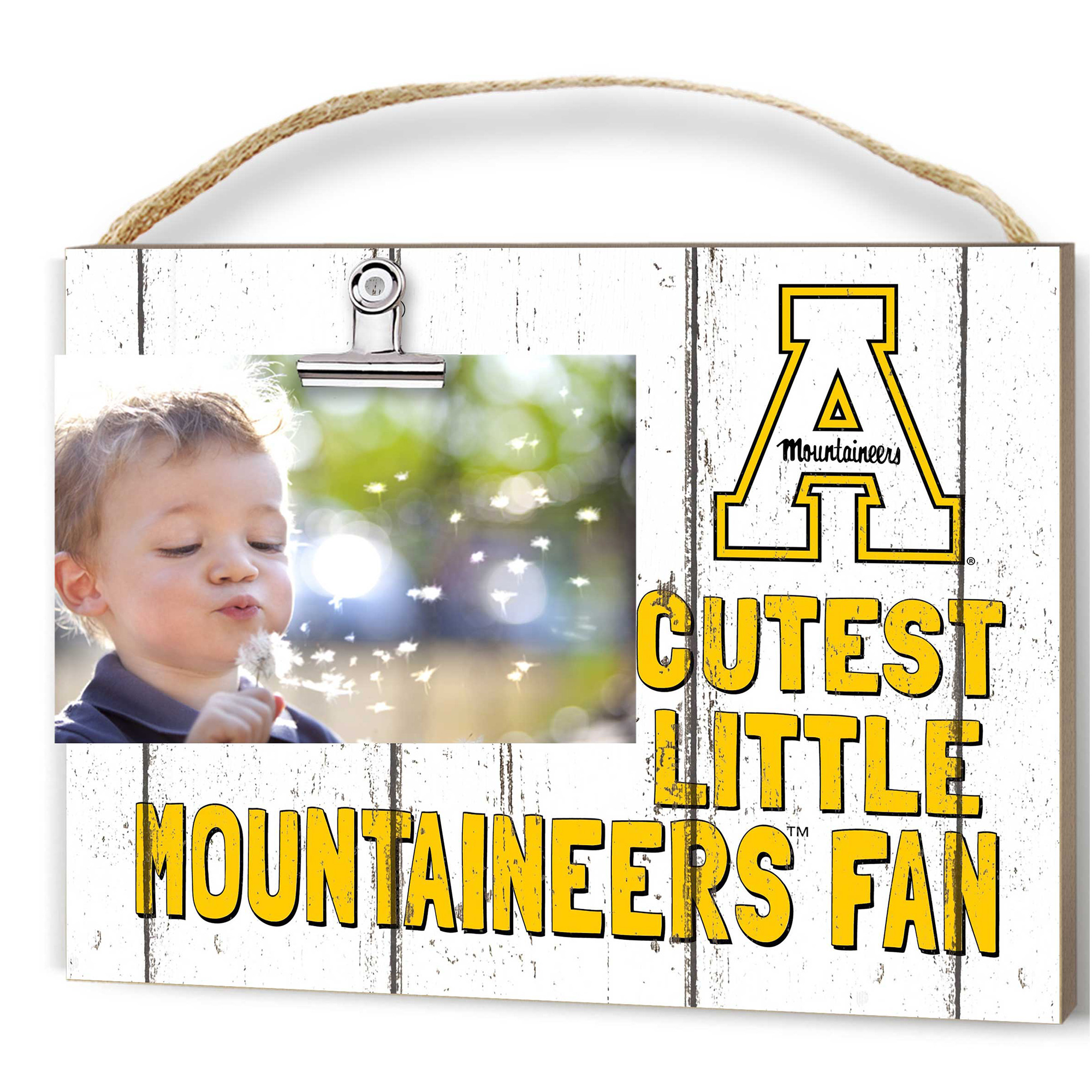Appalachian State Mountaineers 8'' x 10'' Cutest Little Weathered Logo Clip Photo Frame