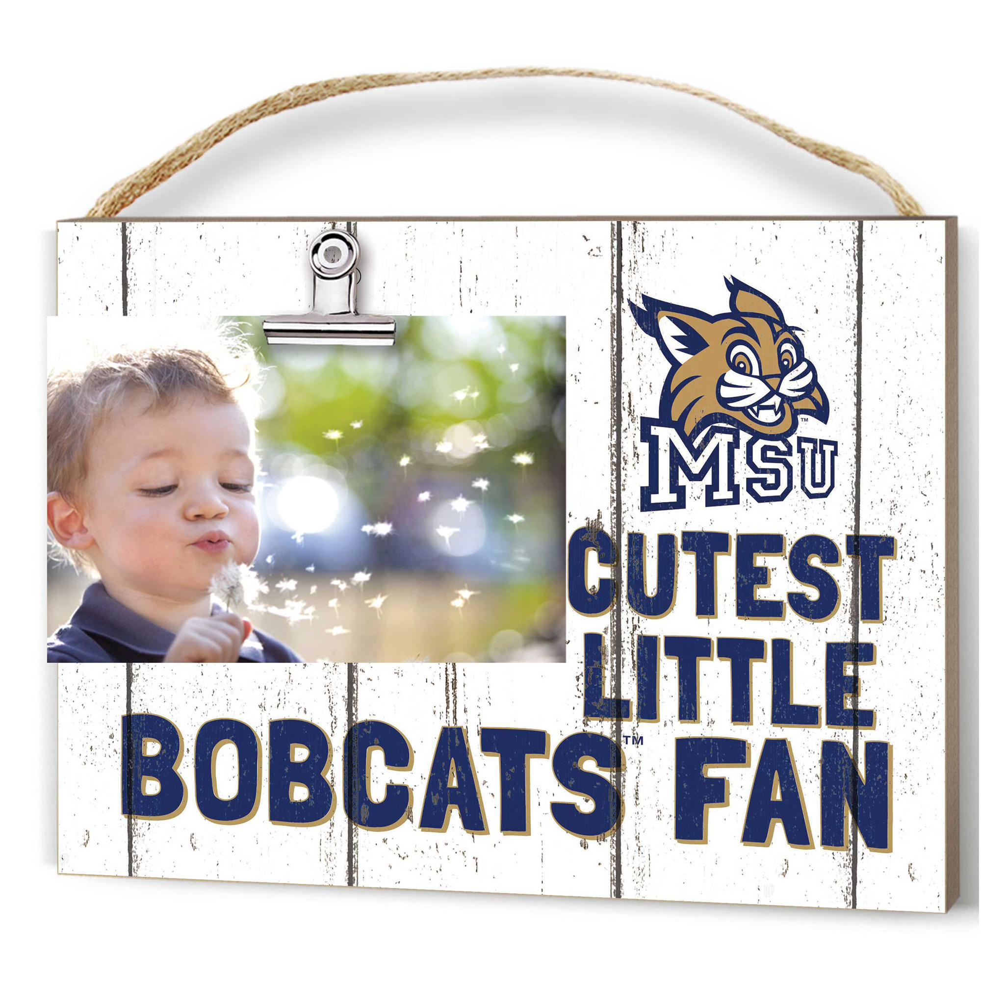 Montana State Bobcats 8'' x 10'' Cutest Little Weathered Logo Clip Photo Frame