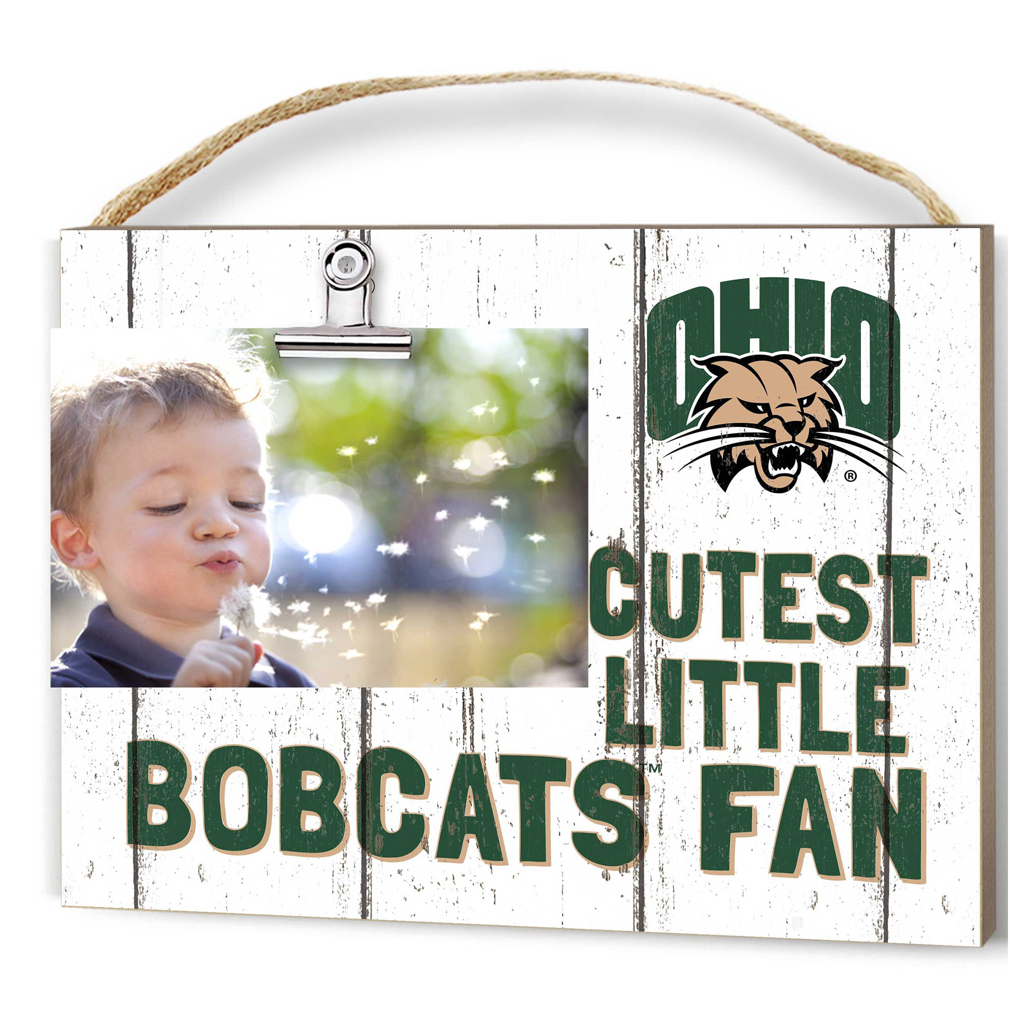 Ohio Bobcats 8'' x 10'' Cutest Little Weathered Logo Clip Photo Frame