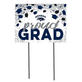 Nevada Wolf Pack 18'' x 24'' Grad Yard Sign
