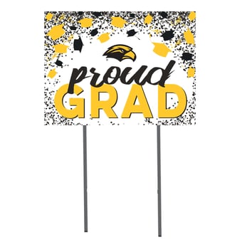 Southern Miss Golden Eagles 18'' x 24'' Grad Yard Sign