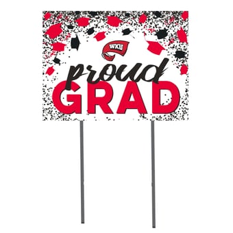 Western Kentucky Hilltoppers 18'' x 24'' Grad Yard Sign