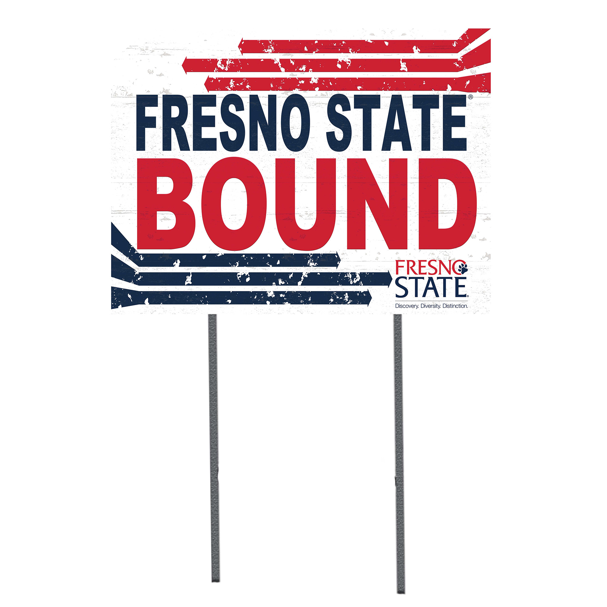 Fresno State Bulldogs 18'' x 24'' Bound Yard Sign