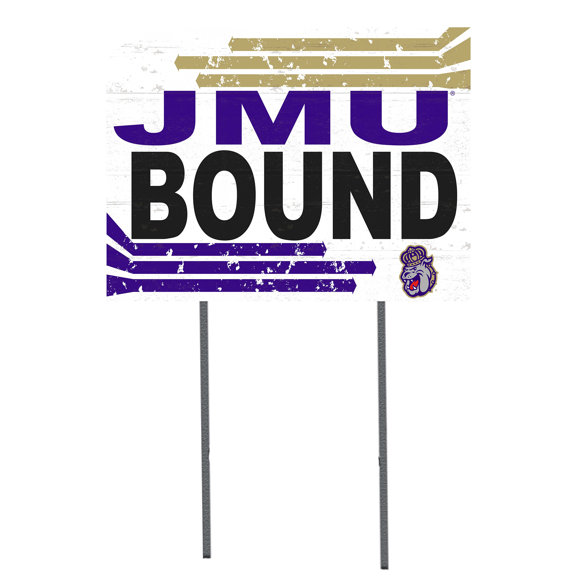 James Madison Dukes 18'' x 24'' Bound Yard Sign