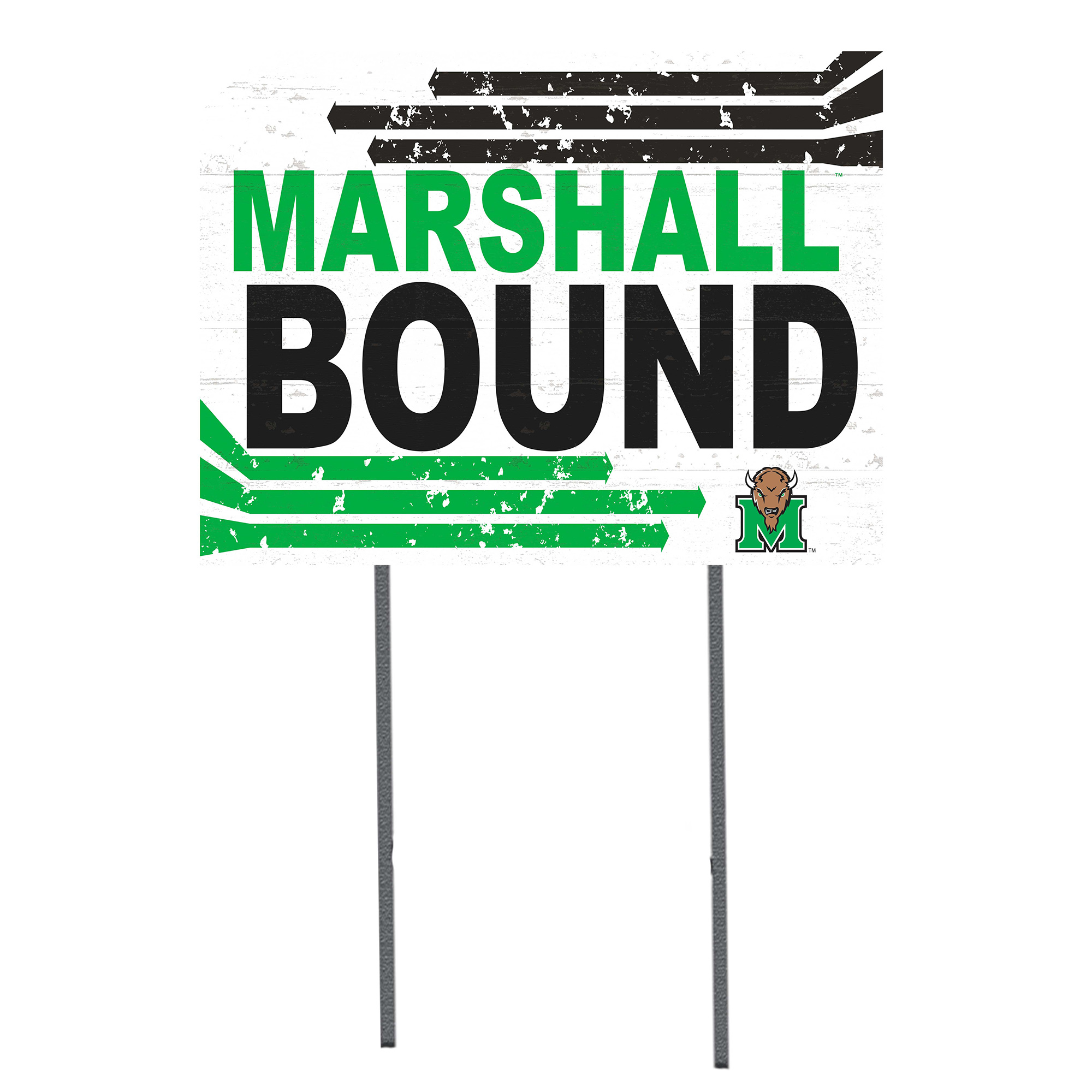 Marshall Thundering Herd 18'' x 24'' Bound Yard Sign